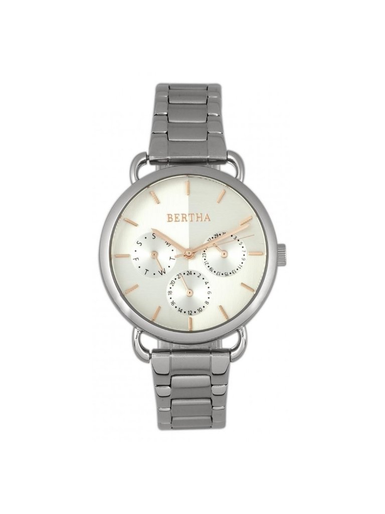 Nwt Bertha Gwen Silver Dial Ladies Watch